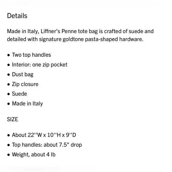 Liffner Penne Suede Tote Bag - Picture 2 of 13